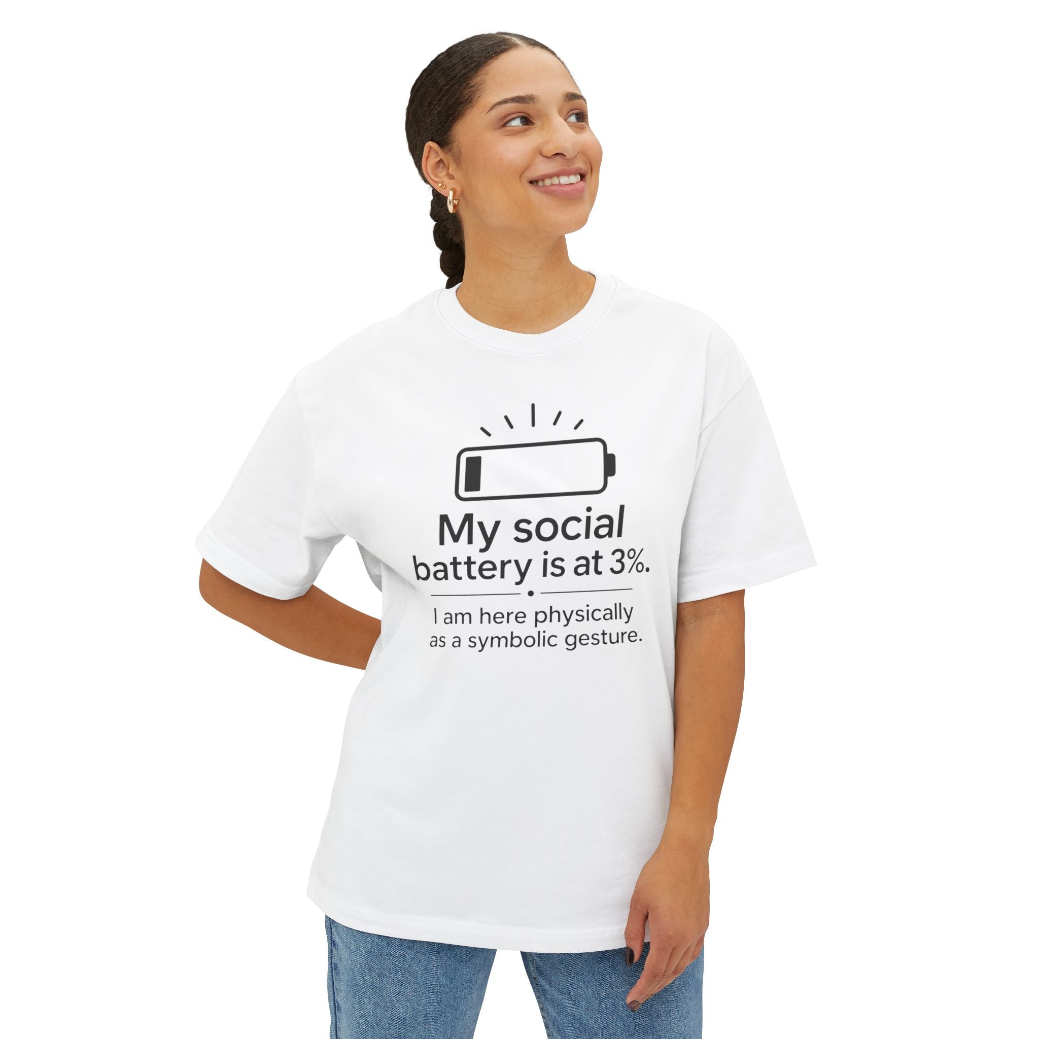 My Social Battery Tee | T-Shirt