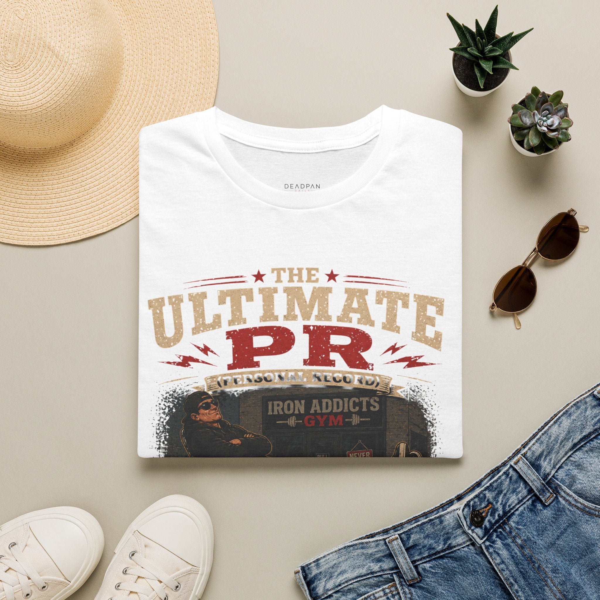T-Shirt — "The Ultimate PR (Personal Record)" Gym Motivational Tee