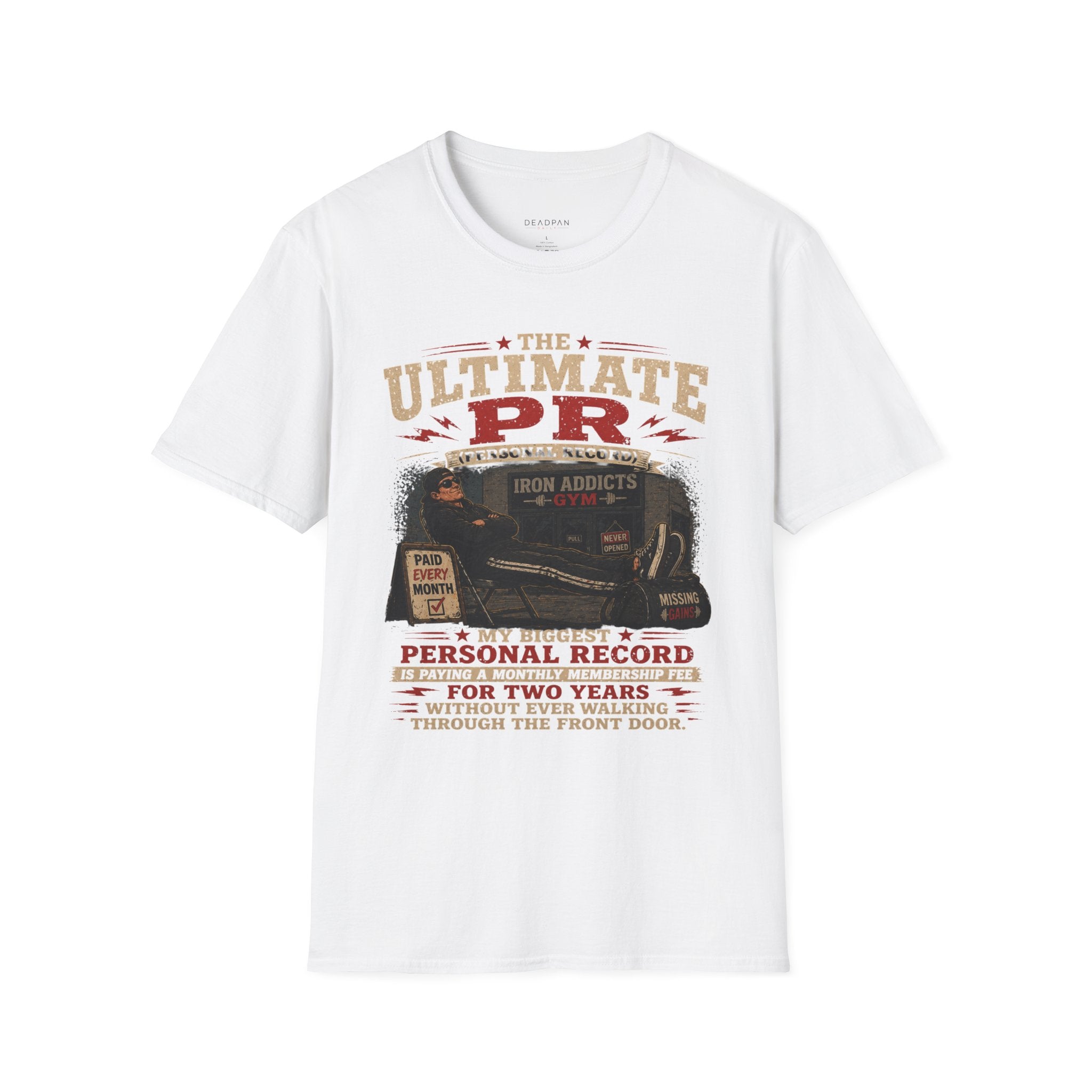 T-Shirt — "The Ultimate PR (Personal Record)" Gym Motivational Tee