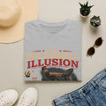 T-Shirt — The Treadmill Illusion Vintage Fitness Tee (“You Are Now Just Standing at an Angle”)