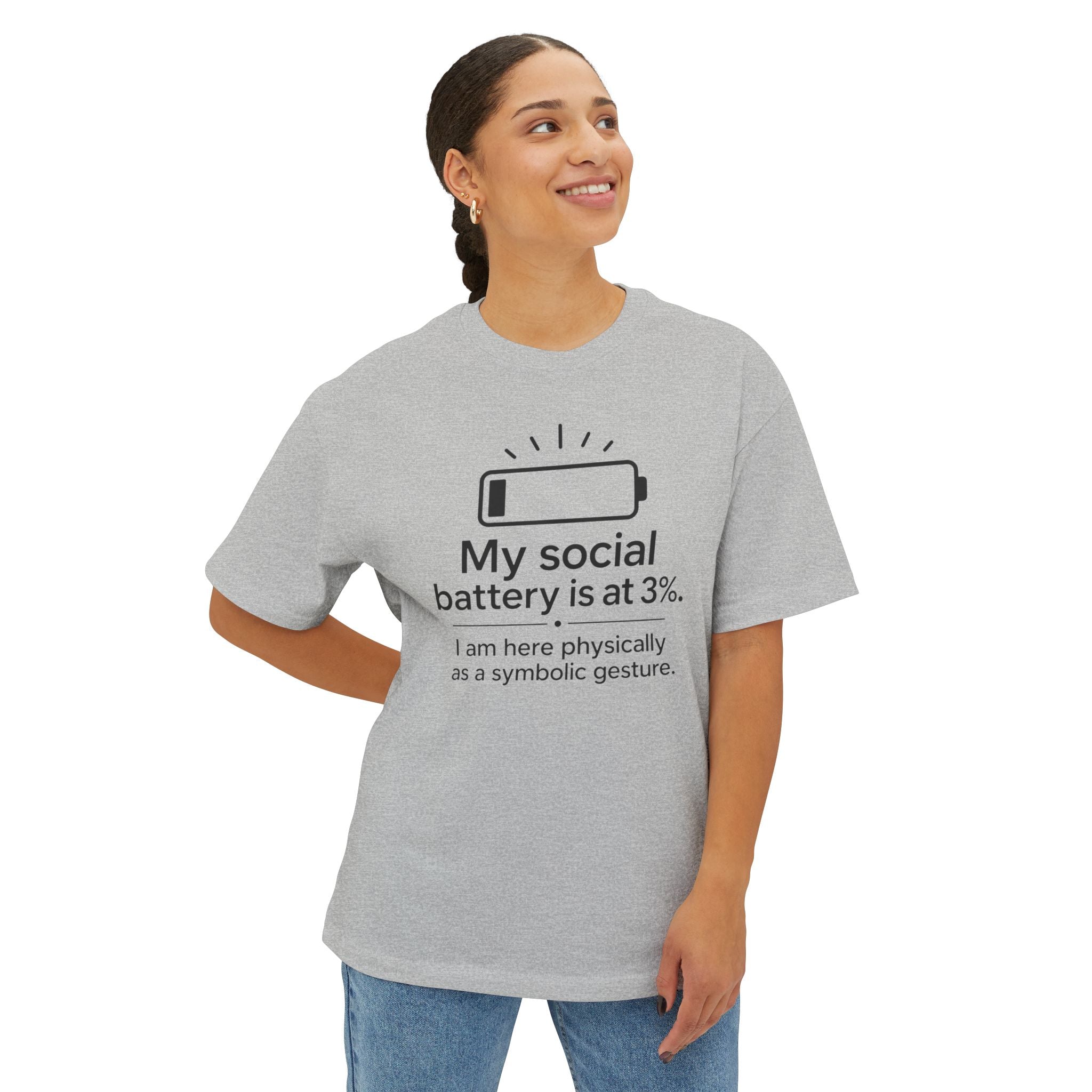 My Social Battery Tee | T-Shirt