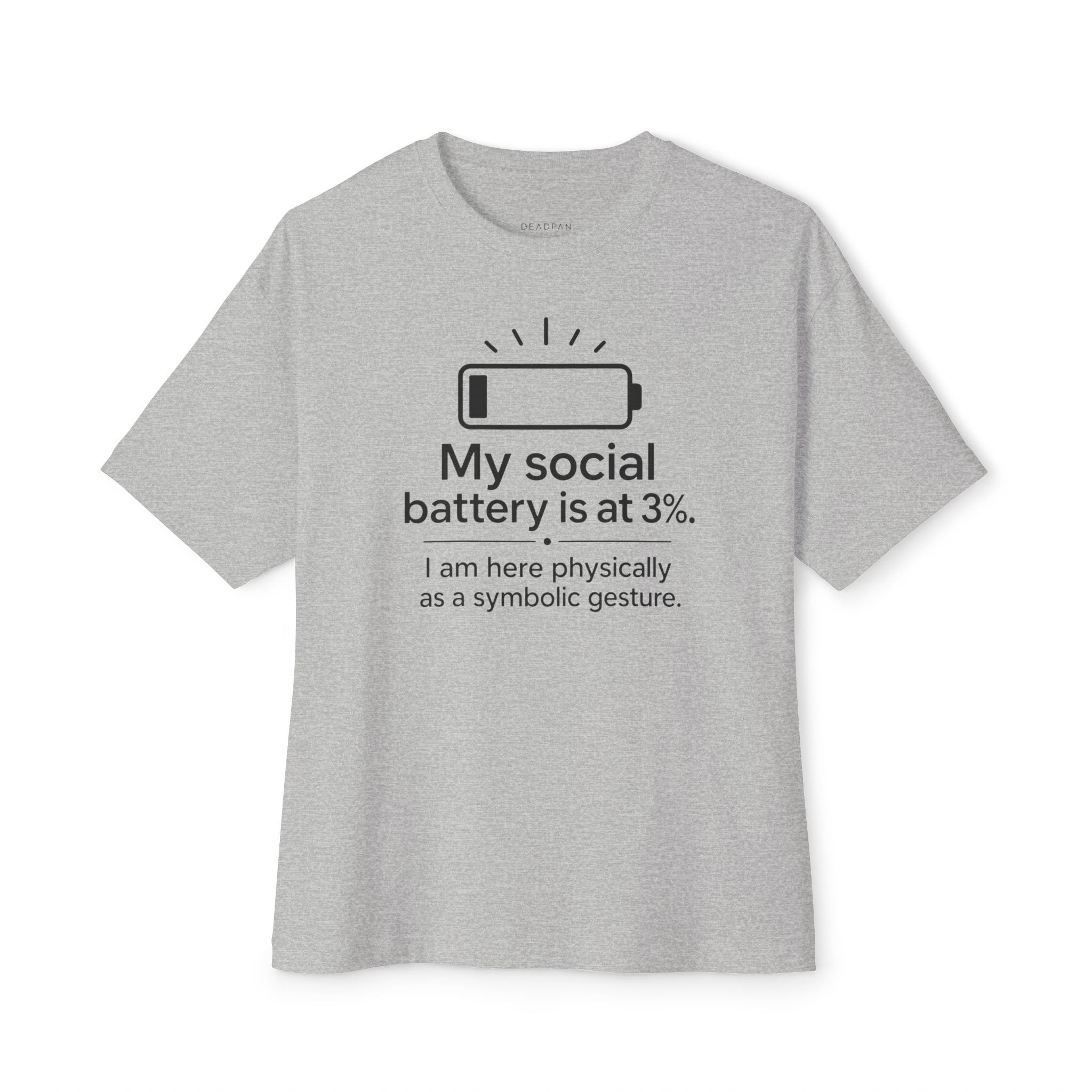 My Social Battery T-Shirt — Funny Social Energy Tee